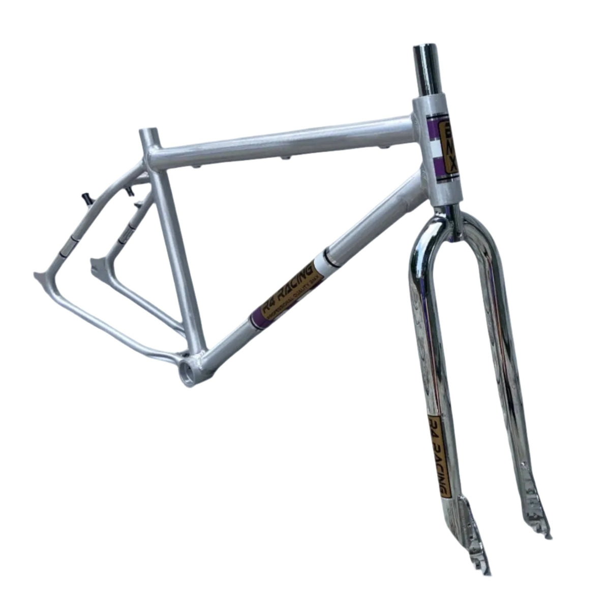 Clear Coat Bare Aluminum Bike Frame R4 Retro 6061 Aluminum 29