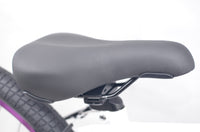 R4 Pro 26" Complete 6061 Aluminum Retro BMX Bicycle Looptail Design White W/ Purple Wheels