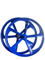 29″ BMX 5-Spoke CNC Alloy Rims Bicycle Sealed Wheel Set, Blue, Non CNC For Disc Brakes