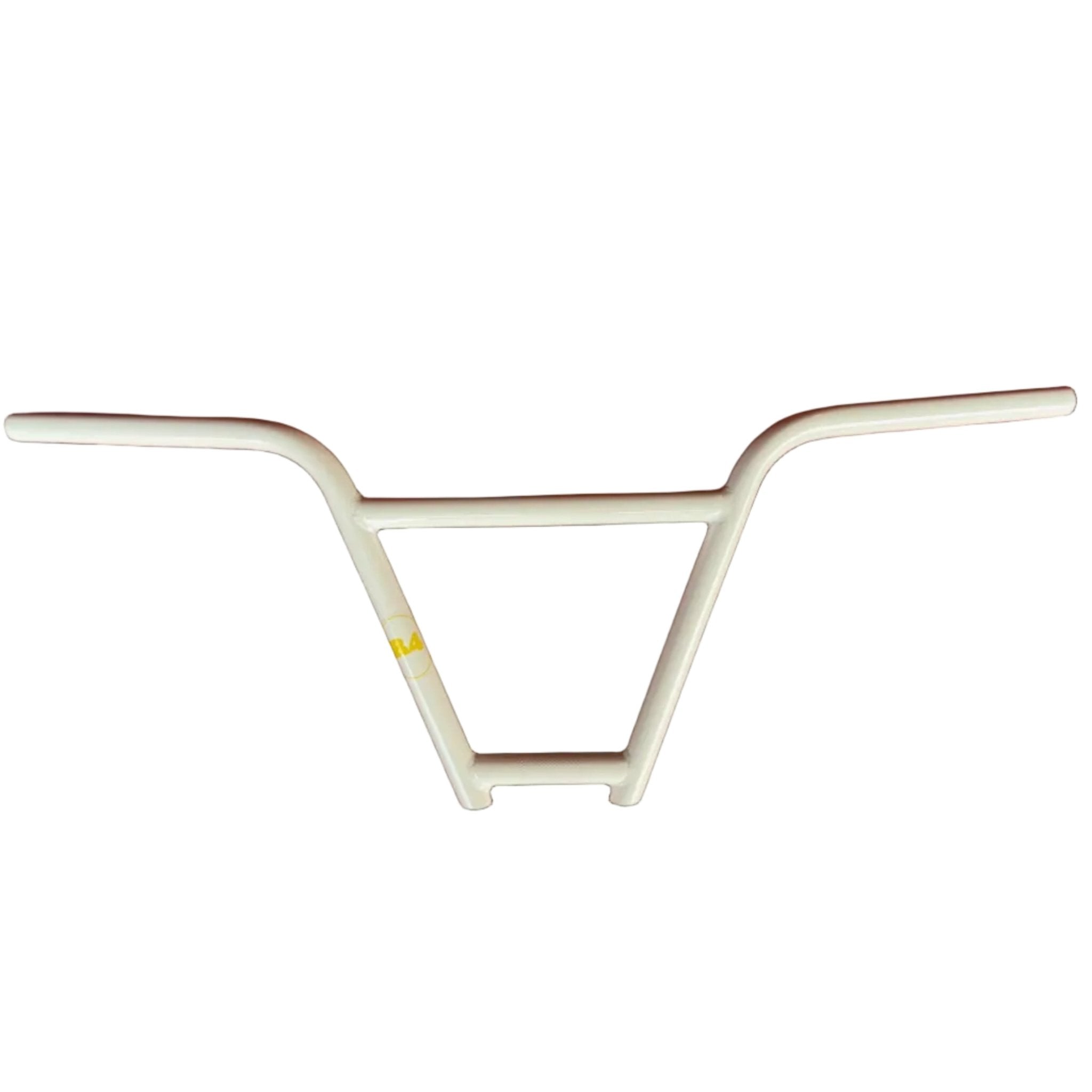 R4 BMX Four Piece 4130 Chromoly Handlebar 9.5" Rise, White R4 BMX Four Piece 4130 Chromoly Handlebar 9.5" Rise, White