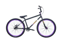 
              R4 Pro 26" Complete 6061 Aluminum Retro BMX Bicycle Looptail Design Matte Black W/ Purple Wheels
            