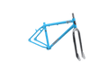 R4 Retro 6061 Aluminum 29" Pro BMX Frame & Chrome Fork, Choose White or Blue. - R4 Products