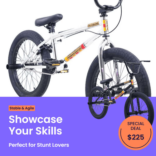 2026 R4 20 Inch BMX Bicycle Stunt Freestyle Sealed Hubs with pegs choose your color - R4 Products