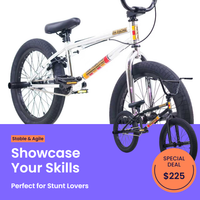 
              2026 R4 20 Inch BMX Bicycle Stunt Freestyle Sealed Hubs with pegs choose your color
            