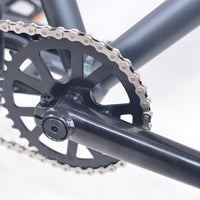 R4 Pro 26" Complete 6061 Aluminum Retro BMX Bicycle Looptail Design Matte Black W/ Purple Wheels