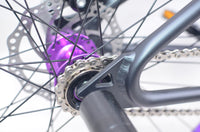 
              R4 Pro 26" Complete 6061 Aluminum Retro BMX Bicycle Looptail Design Matte Black W/ Purple Wheels
            