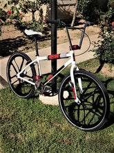 Load image into Gallery viewer, 29″ CNC BMX Cruiser 10 Spoke Alloy Rims Bicycle Sealed Wheel Set, Gloss Black
