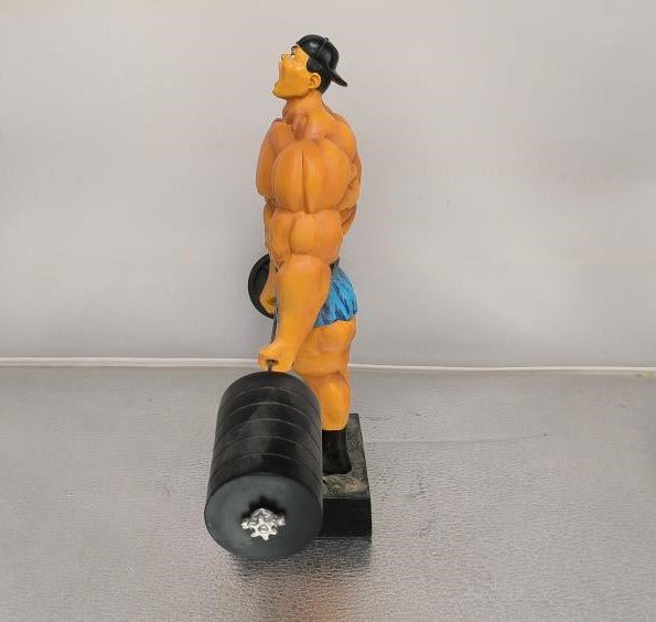 Xtreme MAX Deadlift Figurine Bodybuilding Weightlifting Collectible Statue Sculpture 9.5” Tall - R4 Products