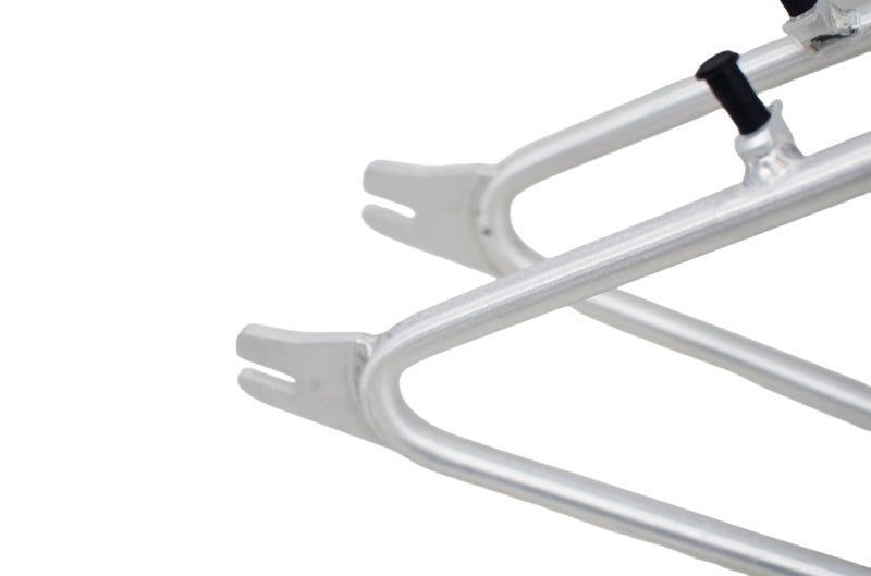 R4 Retro 6061 Aluminum 29" Pro BMX Frame & Chrome Fork, Raw W/ Clear Coat Decals Included - R4 Products