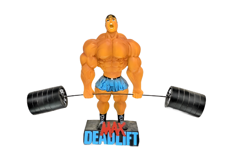 Xtreme MAX Deadlift Figurine Bodybuilding Weightlifting Collectible Statue