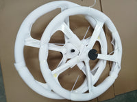 
              R4 Premium 29″ BMX 5-Spoke Alloy Bicycle Sealed Wheel set, White, Non CNC For Disc Brakes
            