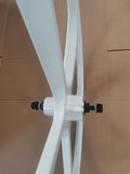 29″ BMX CNC 5-Spoke 10 Speed Fast Ripper Alloy Bicycle Sealed Wheel set, White