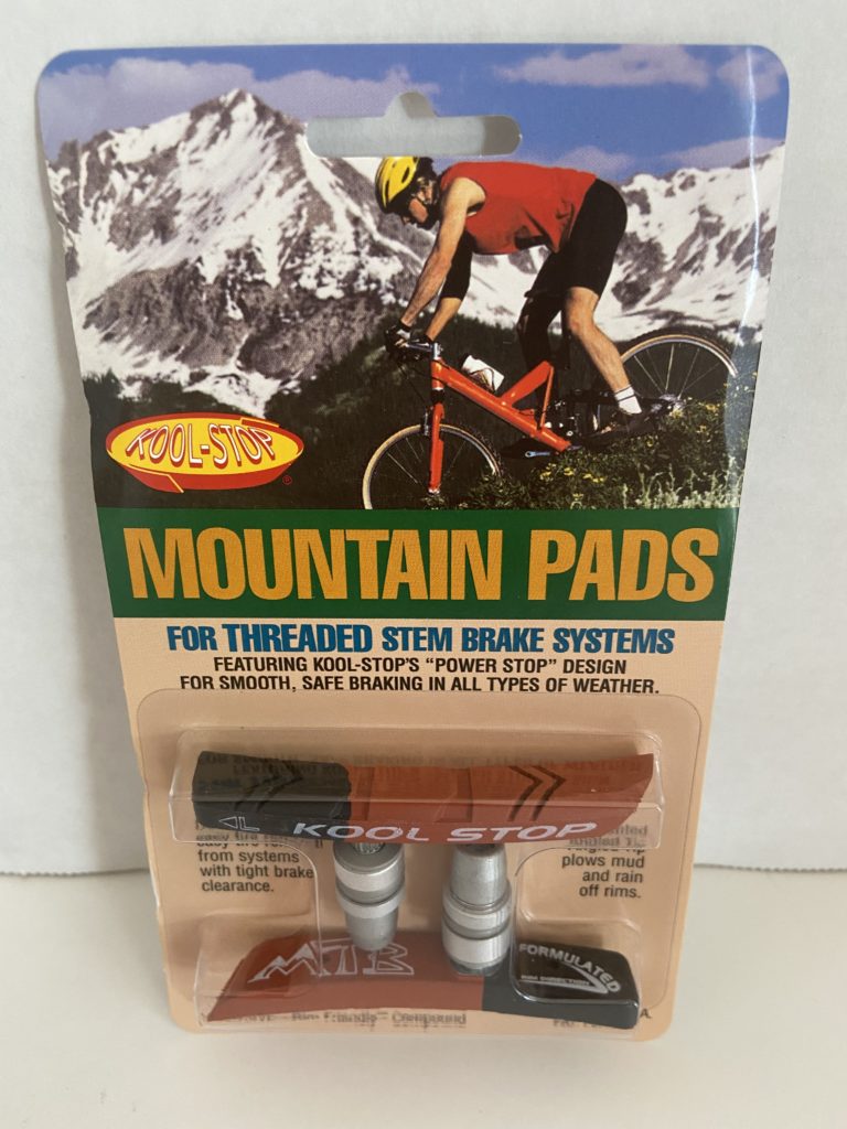 Kool Stop Bicycle Mountain Bike Threaded brake pads for V-brake Dual Compound (PAIR)