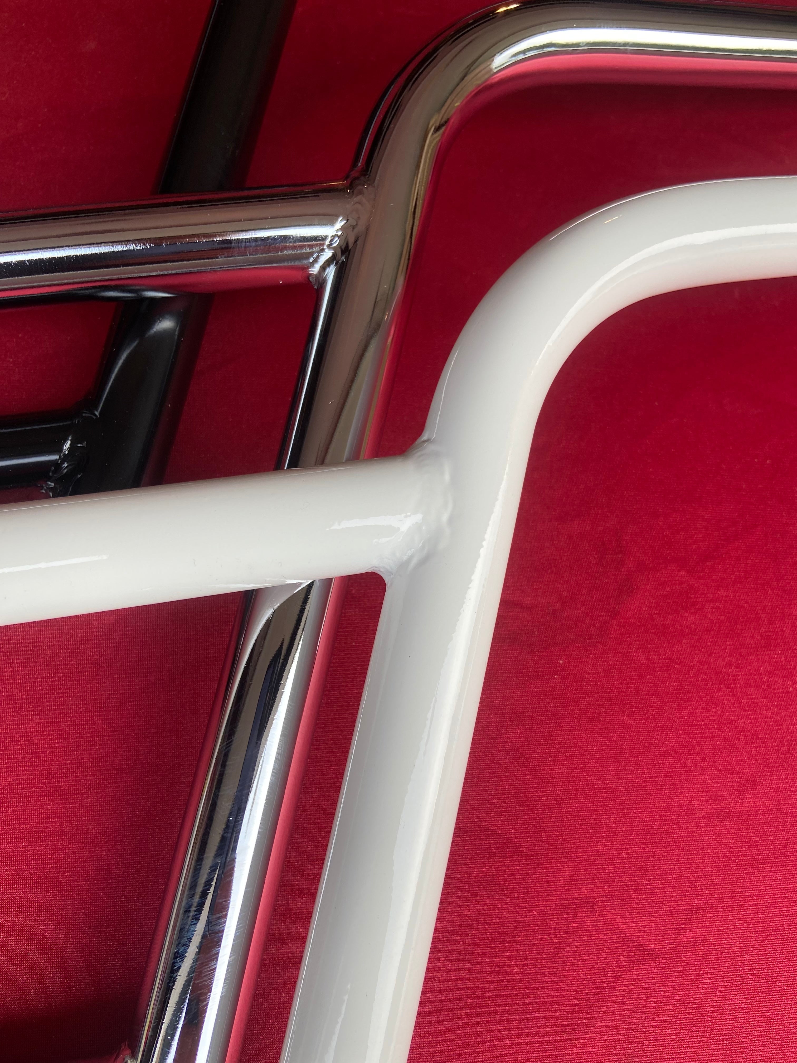 R4 BMX Four Piece 4130 Chromoly Handlebar 9.5" Rise, Chrome